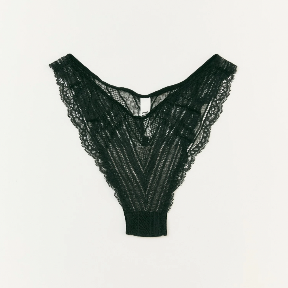 CHÉRIE BRAZILIAN PANTIES in DEEP BLACK